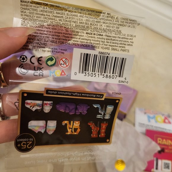 Rainbow High Mini Accessories Studio Violet Pumps - Picture 12 of 12